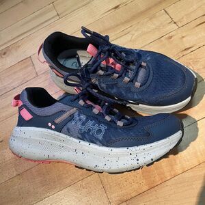 Ryka Navy and Pink Platform Athletic Sneakers
